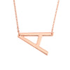 Wholesale Alloy Jewelry Letter Pattern Cross Chain Necklace With Electroplating
