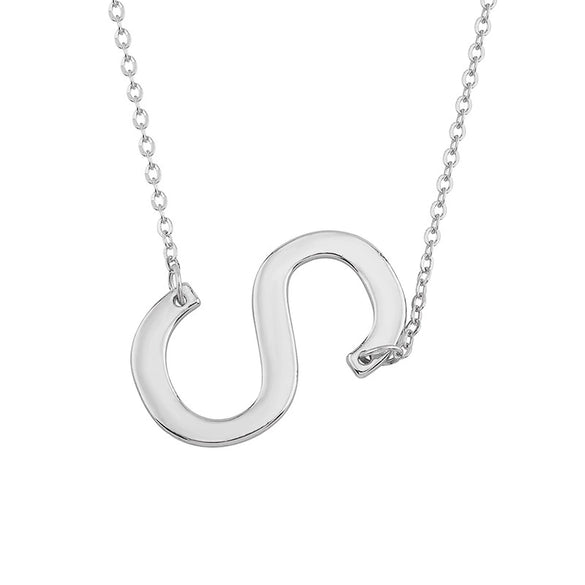 Wholesale Alloy Jewelry Letter Pattern Cross Chain Necklace With Electroplating