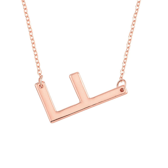 Wholesale Alloy Jewelry Letter Pattern Cross Chain Necklace With Electroplating