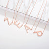 Wholesale Alloy Jewelry Letter Pattern Cross Chain Necklace With Electroplating