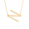 Wholesale Alloy Jewelry Letter Pattern Cross Chain Necklace With Electroplating