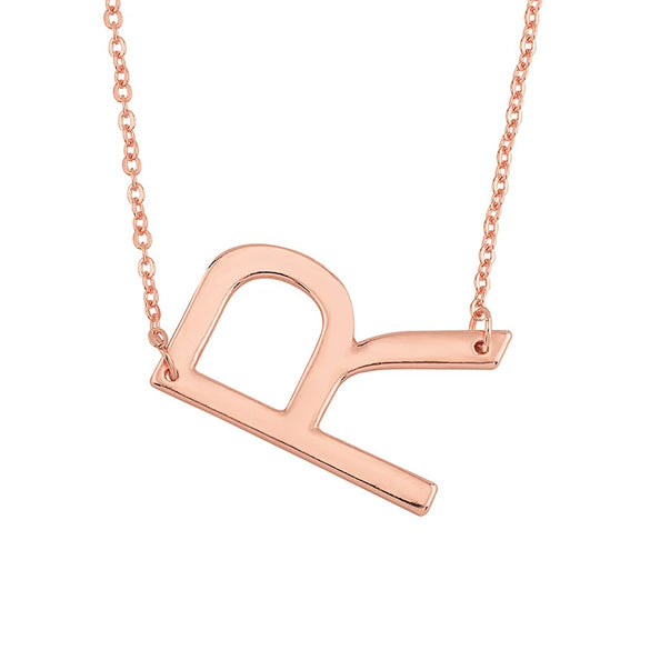 Wholesale Alloy Jewelry Letter Pattern Cross Chain Necklace With Electroplating