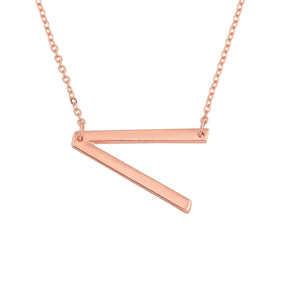 Wholesale Alloy Jewelry Letter Pattern Cross Chain Necklace With Electroplating