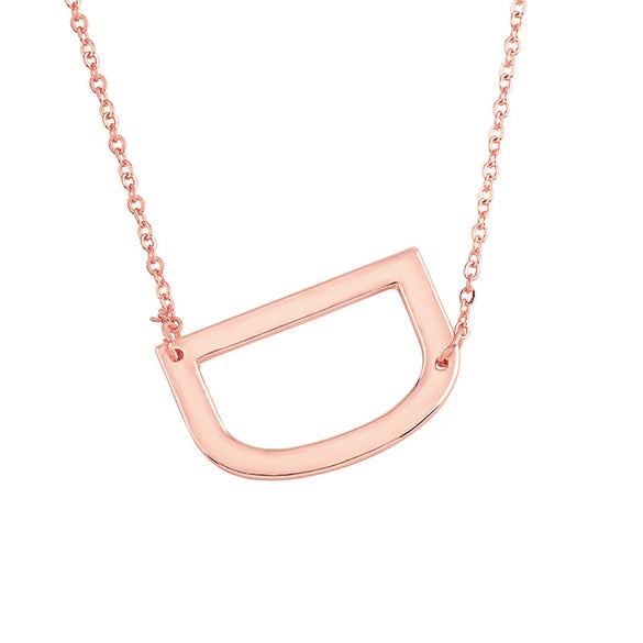 Wholesale Alloy Jewelry Letter Pattern Cross Chain Necklace With Electroplating