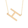 Wholesale Alloy Jewelry Letter Pattern Cross Chain Necklace With Electroplating