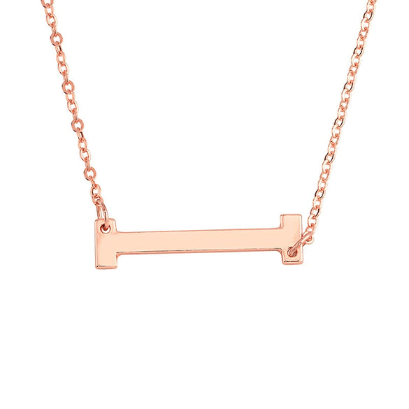 Wholesale Alloy Jewelry Letter Pattern Cross Chain Necklace With Electroplating