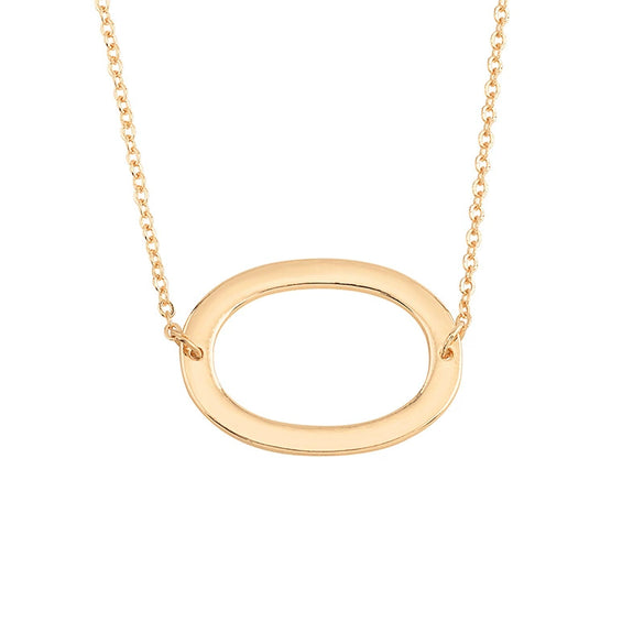 Wholesale Alloy Jewelry Letter Pattern Cross Chain Necklace With Electroplating
