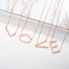 Wholesale Alloy Jewelry Letter Pattern Cross Chain Necklace With Electroplating