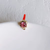 Wholesale Alloy Jewelry Simple Round Diamond Earrings With 925 Silver Needle And Electroplating