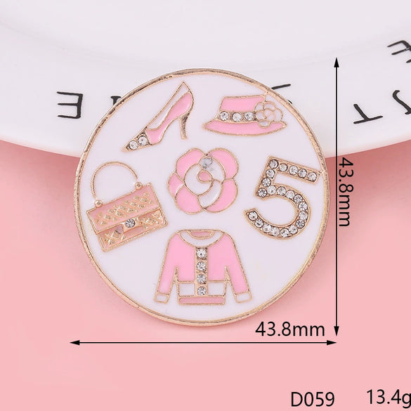 Wholesale Alloy Jewelry With Starfish And Flower Shapes And Rhinestone Diamond Materials Electroplated