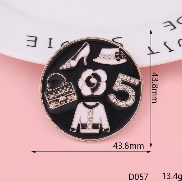 Wholesale Alloy Jewelry With Starfish And Flower Shapes And Rhinestone Diamond Materials Electroplated