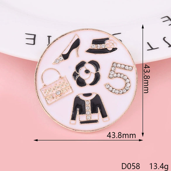 Wholesale Alloy Jewelry With Starfish And Flower Shapes And Rhinestone Diamond Materials Electroplated