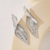 Wholesale Alloy Leaves Electroplated Women's Fashion Niche Design Earrings