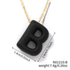 Wholesale Alloy Letter Pendant Necklace With O Chain And Electroplating Light Luxury Style