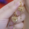 Wholesale Alloy Light Luxury Heart Shape Electroplating Love Tassel Earrings For Women
