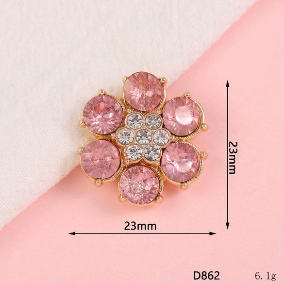 Wholesale Alloy Light Luxury Sixpetal Flower Pattern Electroplated Pendant Mobile Phone Shell Jewelry Accessories