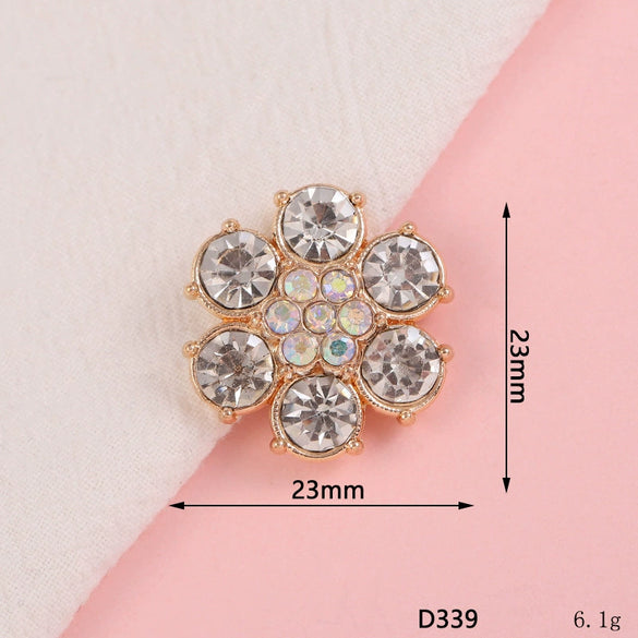 Wholesale Alloy Light Luxury Sixpetal Flower Pattern Electroplated Pendant Mobile Phone Shell Jewelry Accessories