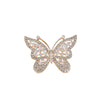 Wholesale Alloy Light Luxury Style Bow Brooch Jewelry With Diamond Encrustment And Electroplating