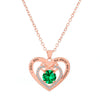 Wholesale Alloy Love Butterfly Women's Necklace With Diamonds Hollow Heart Shaped And Letter Design
