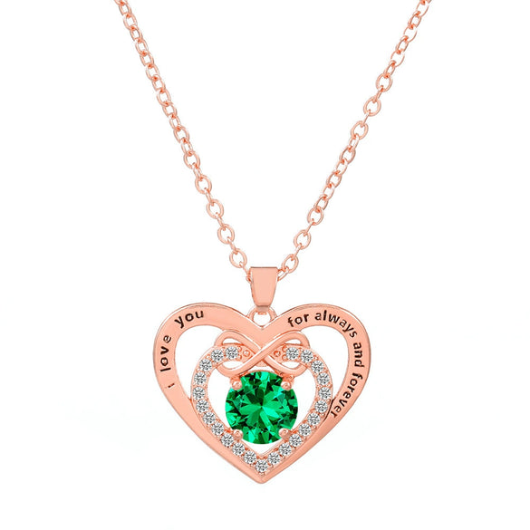 Wholesale Alloy Love Butterfly Women's Necklace With Diamonds Hollow Heart Shaped And Letter Design