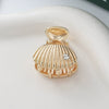 Wholesale Alloy Marine Animal Metal Hair Clips Electroplated For Women