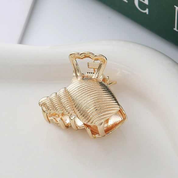 Wholesale Alloy Marine Animal Metal Hair Clips Electroplated For Women