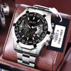 Wholesale Alloy Men's Business Style Round Dial Waterproof Luminous Watch