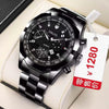 Wholesale Alloy Men's Business Style Round Dial Waterproof Luminous Watch