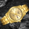 Wholesale Alloy Men's Quartz Watch Fashion Allmatch Waterproof Luminous Double Calendar Round Roman Scale