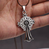 Wholesale Alloy Men's Vintage Necklace With Crown Pattern And Electroplating Treatment