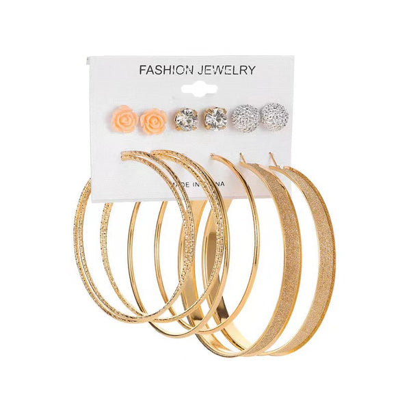 Wholesale Alloy Metal Tassel Earrings For Women With Leopard Print Leaf Cut Out Geometric Design And Electroplating Treatment