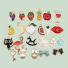 Wholesale Alloy Minimalist Dripping Oil Totem Pendant Jewelry Accessories