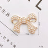 Wholesale Alloy Mobile Phone Shell Jewelry Accessories With Pearl Bow And Electroplating Treatment