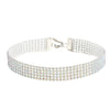 Wholesale Alloy Multi Layer Choker Neck Chain With Diamond Elements