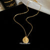 Wholesale Alloy Multilayered Geometric Cross Pendant Necklace Set With Diamonds Retro Style For Women