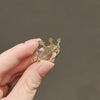 Wholesale Alloy Natural Style Crown Shaped Electroplated Brooch For Women