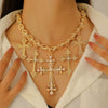 Wholesale Alloy Necklace With Dolphin Shell Conch Starfish Animal Zodiac Pendant Electroplated Design For Women
