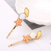 Wholesale Alloy Ocean Style Starfish Shell Conch Hairpin Hair Accessories For Women With Electroplating