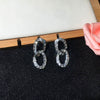 Wholesale Alloy Ochain Necklace With Mixed Gem Inlay Electroplating And Geometric Style For Women