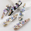 Wholesale Alloy Oneword Clip With Rhinestone Flowers And Butterflies For Women