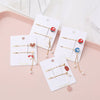 Wholesale Alloy Pearl Tassel Gold Inlaid Word Clip Hair Accessories For Women