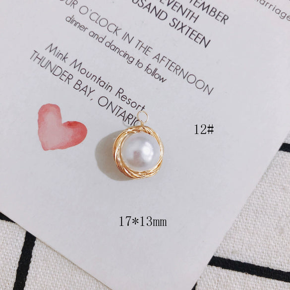 Wholesale Alloy Pearl Tassel Pendant Earrings Jewelry Accessories