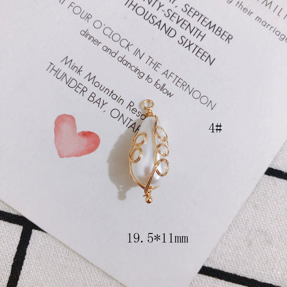 Wholesale Alloy Pearl Tassel Pendant Earrings Jewelry Accessories