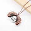 Wholesale Alloy Pendant Necklace With Flower Geometric Pattern And Electroplating Treatment
