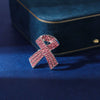 Wholesale Alloy Pink Ribbon Bow Brooch Jewelry Electroplated Korean Fashion Clothing Accessory