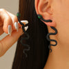 Wholesale Alloy Punk Style Detachable Exaggerated Snake Earrings With Animal Zodiac Pattern And Electroplating Treatment For Women
