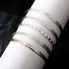Wholesale Alloy Punk Vintage Geometric Twist And Glow Bracelet With Electroplating