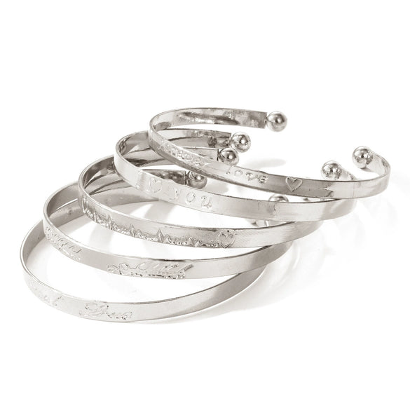 Wholesale Alloy Punk Vintage Geometric Twist And Glow Bracelet With Electroplating