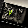 Wholesale Alloy Quartz Watch For Men With Round Dial And Wheel Shape Business Style