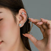 Wholesale Alloy Retro Electroplating Ear Clip Earrings For Women